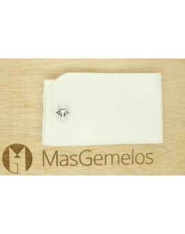 Boutons de manchette pour chemise d'araignée spiderman argent