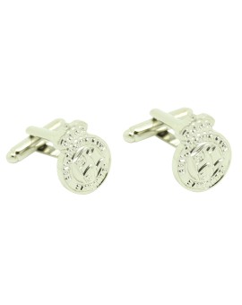 Racing Santander silver shirt cufflinks 2