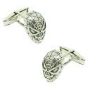 Cufflinks spiderman mask sterling silver 925