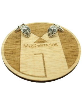 Gemelos para camisa Spiderman Plata de ley 925 PREMIUM