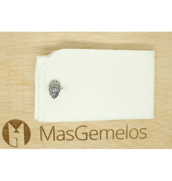 Gemelos para camisa Spiderman Plata de ley 925 PREMIUM