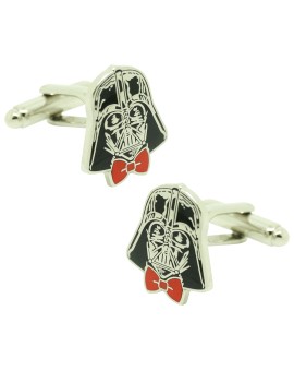 Gemelos para camisa Darth Vader con pajarita