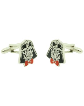 Darth Vader shirt cufflinks with bow tie 2