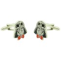 Darth Vader shirt cufflinks with bow tie