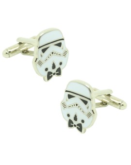 Gemelos para camisa Stormtrooper con pajarita