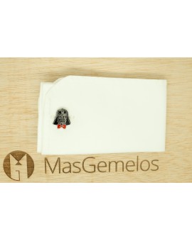 Boutons de manchette chemise Dark Vador et Stormtrooper avec noeud pap