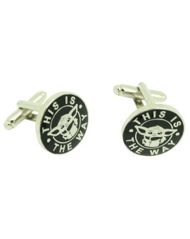 cufflinks for men Grogu in The Mandalorian - this is the way 2