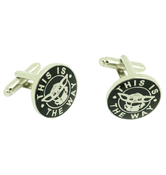 Gemelos para camisa Grogu en The Mandalorian - this is the way