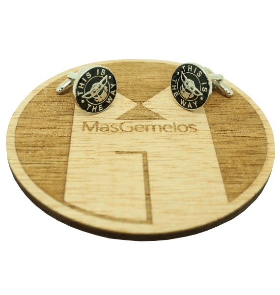 cufflinks for men Grogu in The Mandalorian - this is the way