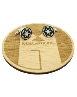 Manschettenknöpfe des imperialen Reichs im Star Wars Roundel