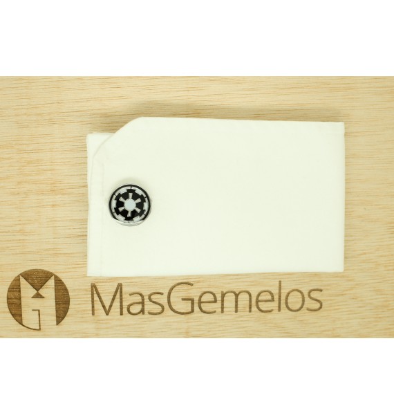 Manschettenknöpfe des imperialen Reichs im Star Wars Roundel