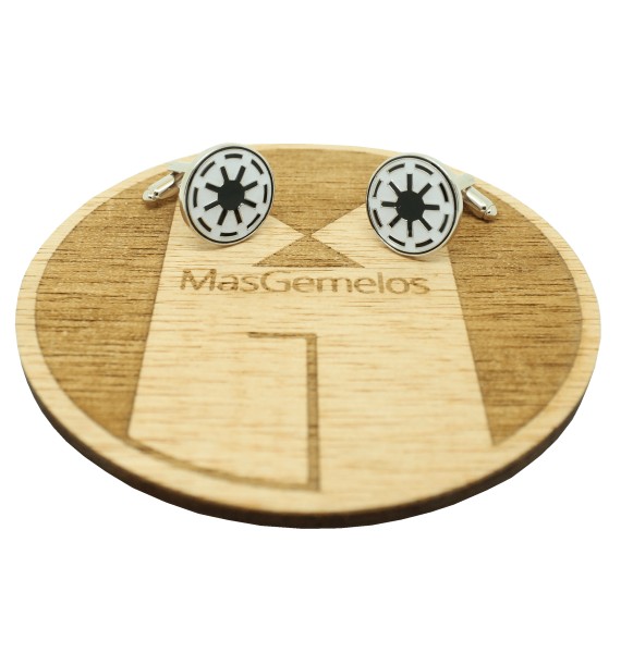 Boutons de manchette avec le symbole de la République Galactique SW