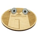 Boutons de manchette avec le symbole de la République Galactique SW
