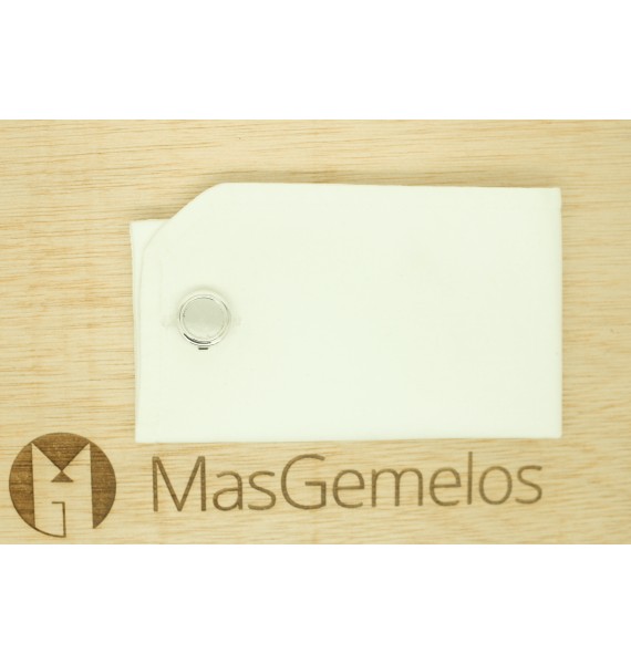 Sterling Silver Round Button Covers 