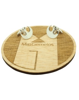 Gemelos para camisa Alianza rebelde de Star Wars Plata ley 925 custom 2