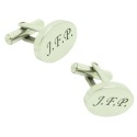 Gemelos para camisa personalizados Iniciales J.F.P