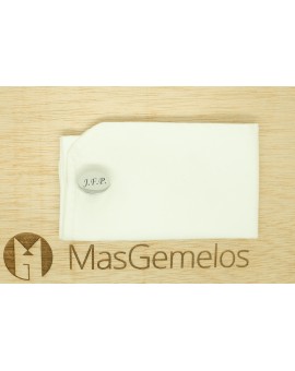 Gemelos para camisa personalizados Iniciales J.F.P 2