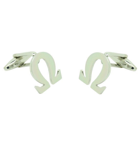 Boutons de manchette de chemise symbole Omega