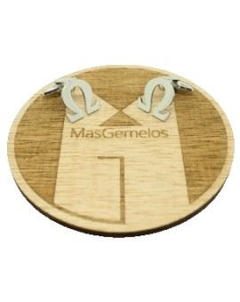 Boutons de manchette de chemise symbole Omega