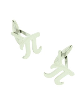 Gemelos para camisa letra símbolo Pi