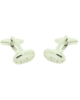 Silver Coffee Bean Cufflinks  2