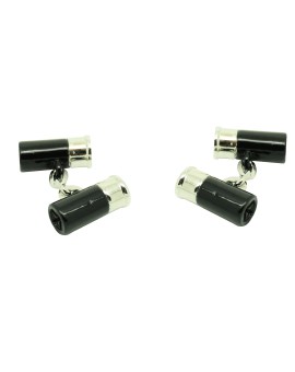 Black Gun Cartridge Cufflinks 2