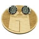 Black Sports Watch Cufflinks 