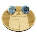 Blue Sports Watch Cufflinks 