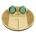Green Sports Watch Cufflinks 