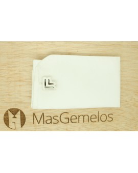 Gemelos para camisa personalizado empresa Metalbierzo Plata de ley 925 puño camisa