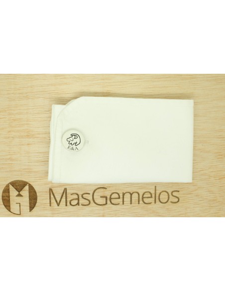 Gemelos para camisa Simba REY LEON y Fecha Plata de Ley 925