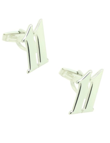 Boutons de manchette pour chemise Numéros 11 personnalisés type de pol