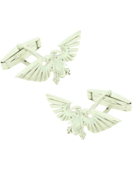 Abotoaduras Águia Imperial Warhammer 40k Prata 925 PREMIUM