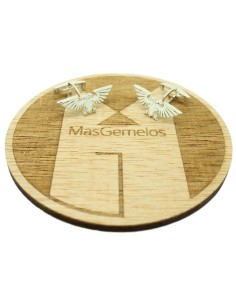 Boutons de manchette Aigle Impérial Warhammer 40k Argent 925 PREMIUM 2