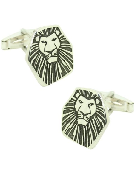 Gemelli da polso personalizzati per camicia Il Re Leone Musicale in ar