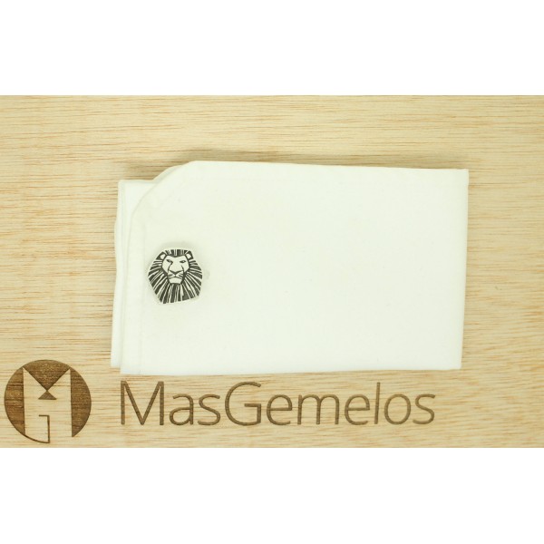 Gemelos para camisa Rey León musical Personalizado plata de ley 925