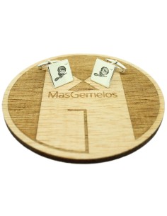 Abotoaduras personalizados Harry Potter Prata de Lei 925 2