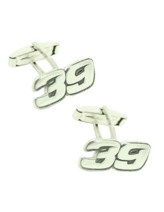 Boutons de manchette exclusifs en argent 925 pour chemises, numéro 39,