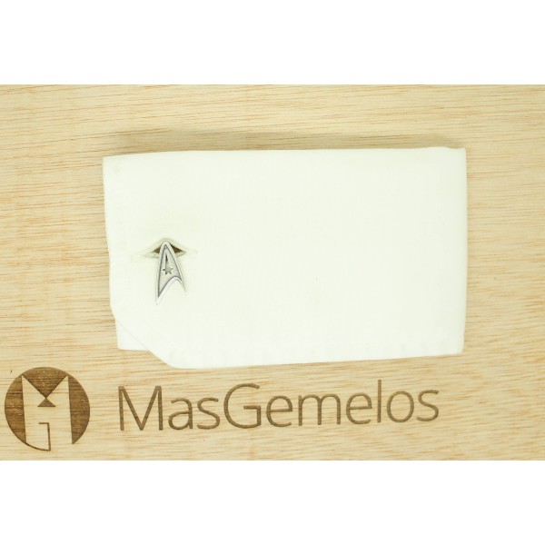 Gemelli da polso Insegna Star Trek Argento 925 PREMIUM