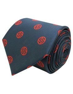 Corbata jujutsu kaisen símbolo en azul marino