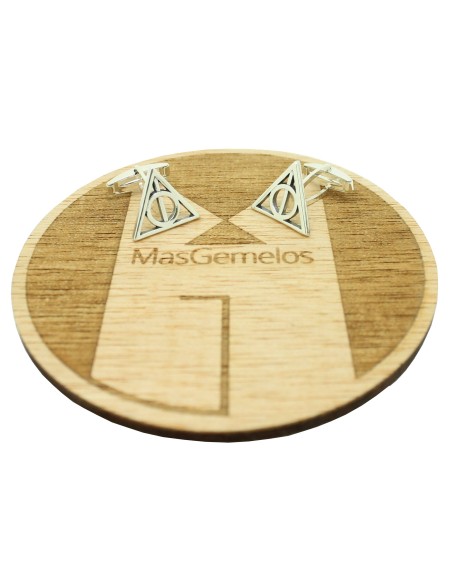 Harry Potter Deathly Hallows Cufflinks Sterling Silver 925 PREMIUM