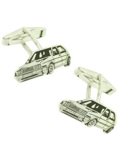 Gemelli da polso personalizzati in argento 925 Golf GTI classic