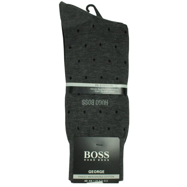 Hugo Boss gray socks with black dots - original HUGO BOSS