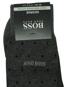 Meias cinza com pontos pretos Hugo Boss - HUGO BOSS original