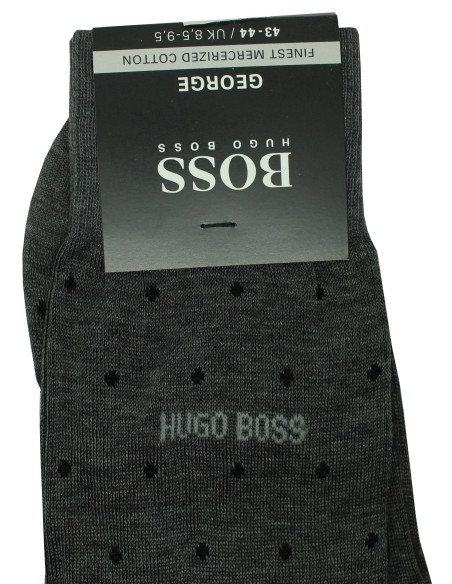 Hugo Boss gray socks with black dots - original HUGO BOSS