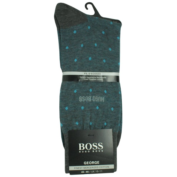 Hugo Boss gray socks with black dots - original HUGO BOSS