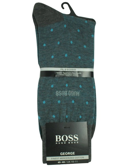 Hugo Boss graue Socken mit schwarzen Punkten - original HUGO BOSS