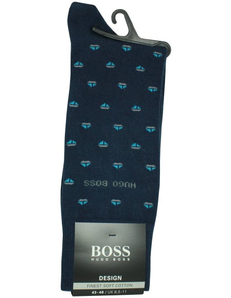 Hugo Boss blue nautical boat socks - Original HUGO BOSS