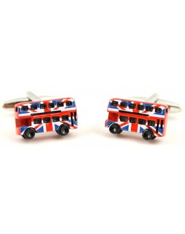 UK Bus Cufflinks 
