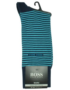 Hugo Boss navy blue socks with blue stripes - Original HUGO BOSS 2